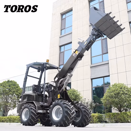 Fábrica Titan 800kg Barato Micro Nova Pá Pá Carregadora China Agricultura Articulada Pequena Fazenda Compacta Jardim Front End mini carregadeira de rodas com CE/ISO EURO5/EPA4